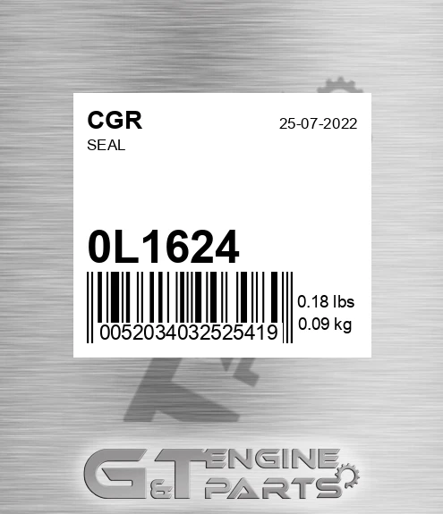 0L1624 CGR Seal
