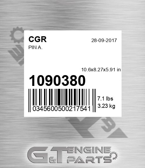 1090380 CGR Pin A.