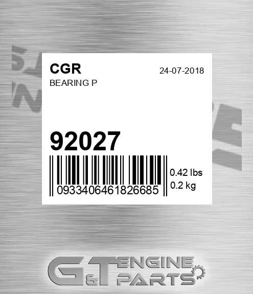 92027 Bearing P