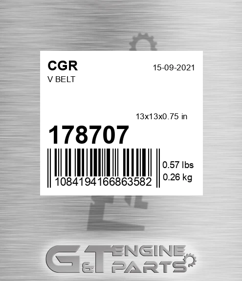 178707 V Belt