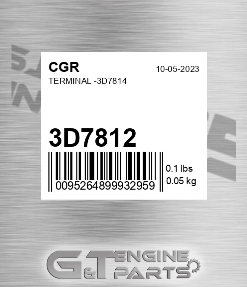 3D7812 Terminal -3d7814