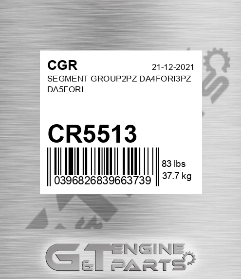 CR5513 CGR Segment Group2pz Da4fori3pz Da5fori