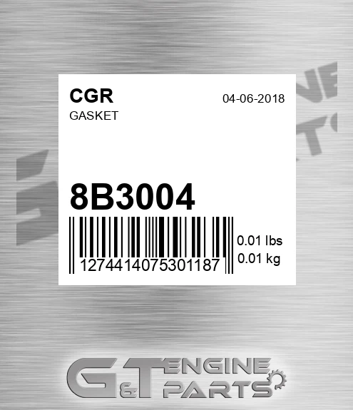 8B3004 Gasket