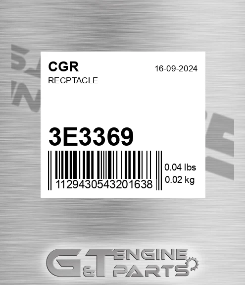 3E3369 Recptacle