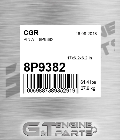 8P9382 Pin A. -