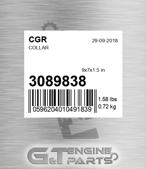 3089838 Collar for CGR