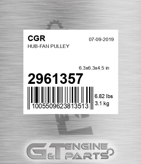 2961357 Hub-fan Pulley