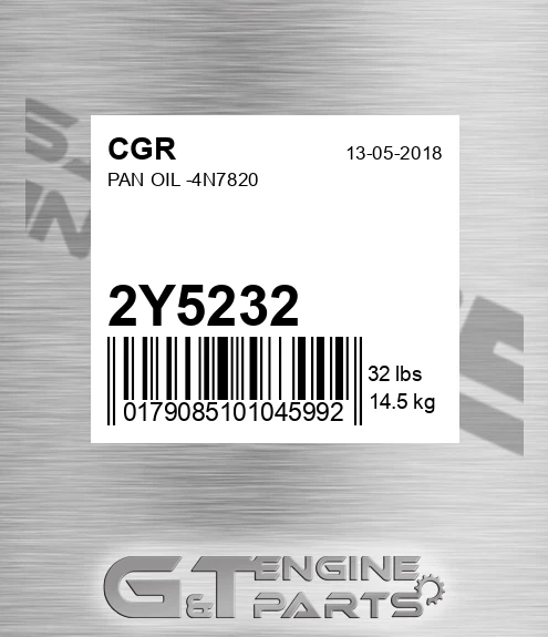 2Y5232 Pan Oil -4n7820