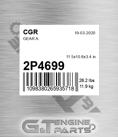 2P4699 Gear A.