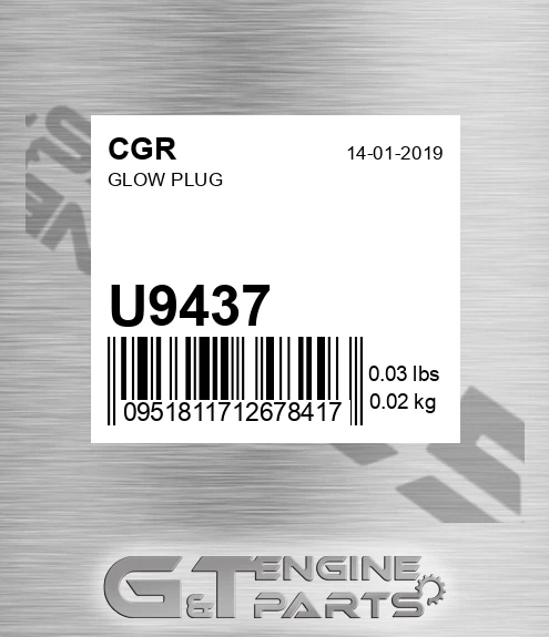 U9437 Glow Plug