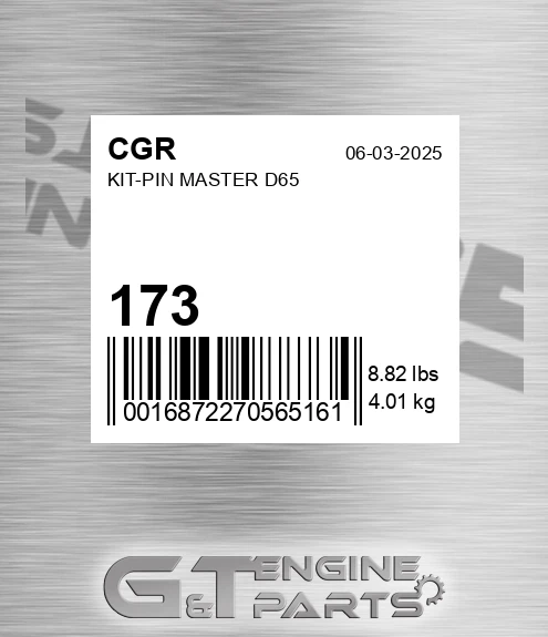 173 Kit-pin Master D65