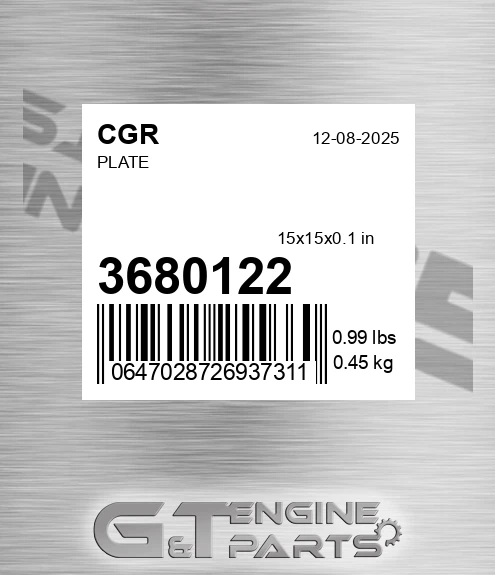 3680122 Plate
