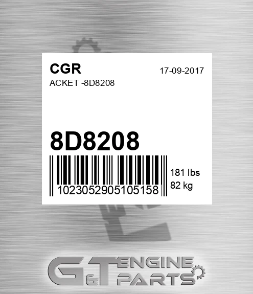 8D8208 Acket -