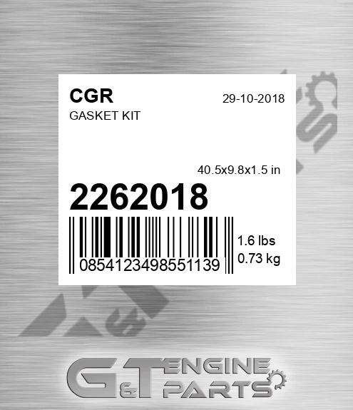 2262018 CGR Gasket Kit