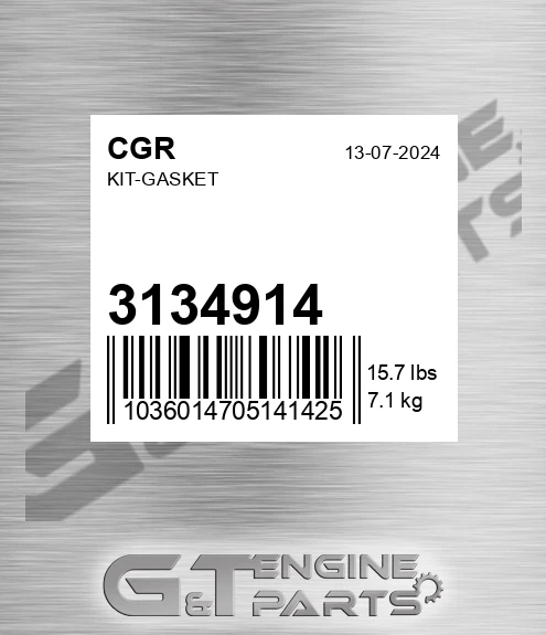 3134914 Kit-gasket