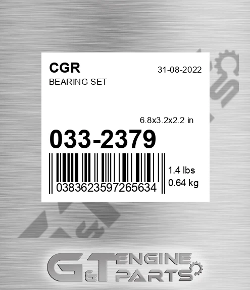 033-2379 Bearing Set