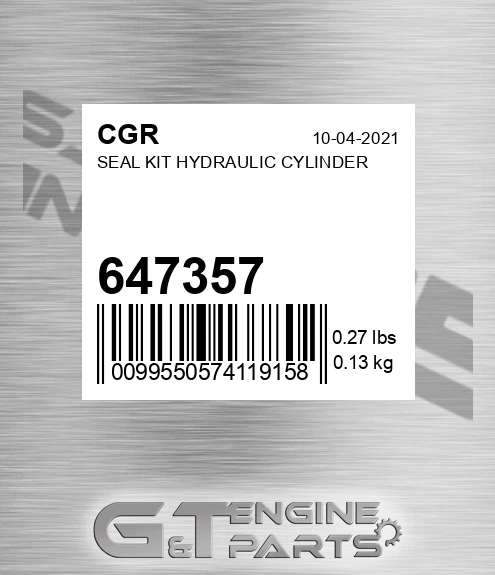 647357 CGR Seal Kit Hydraulic Cylinder