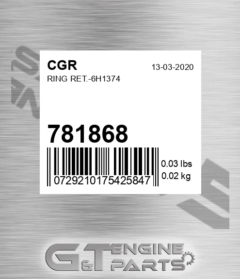 781868 Ring Ret.-6h1374