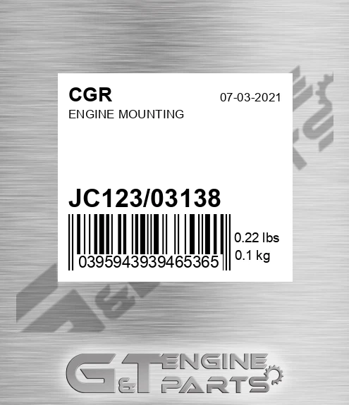 JC123/03138 Engine Mounting