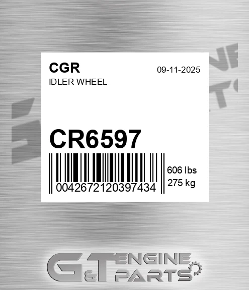 CR6597 Idler Wheel
