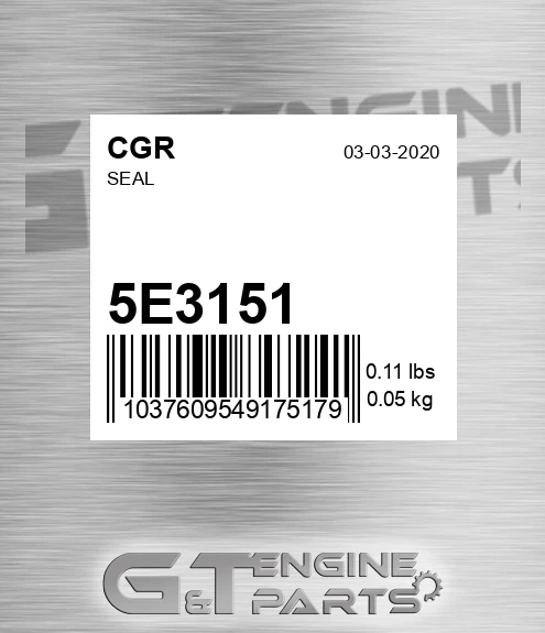 5E3151 Seal
