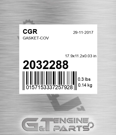 2032288 Gasket-cov