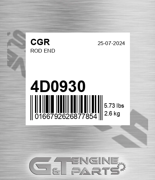 4D0930 Rod End