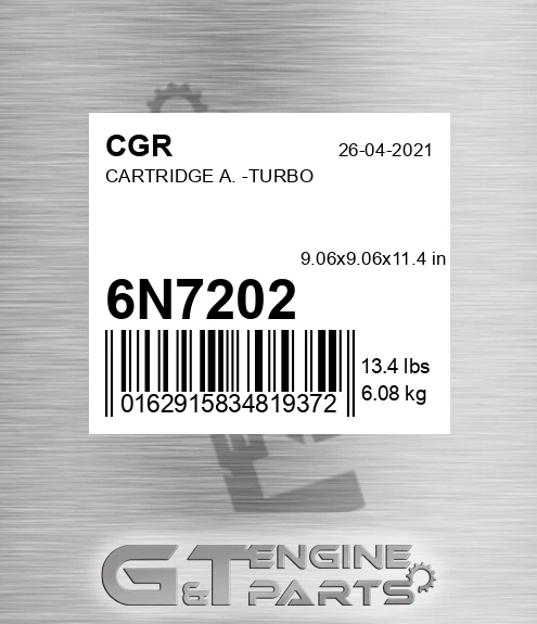 6N7202 CGR Cartridge A. -turbo