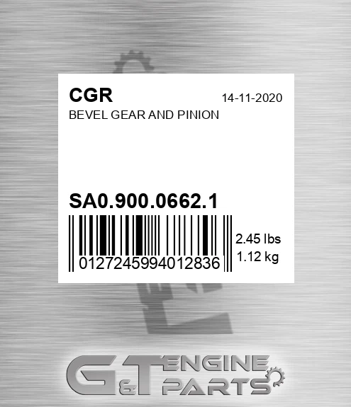 SA0.900.0662.1 Bevel Gear And Pinion