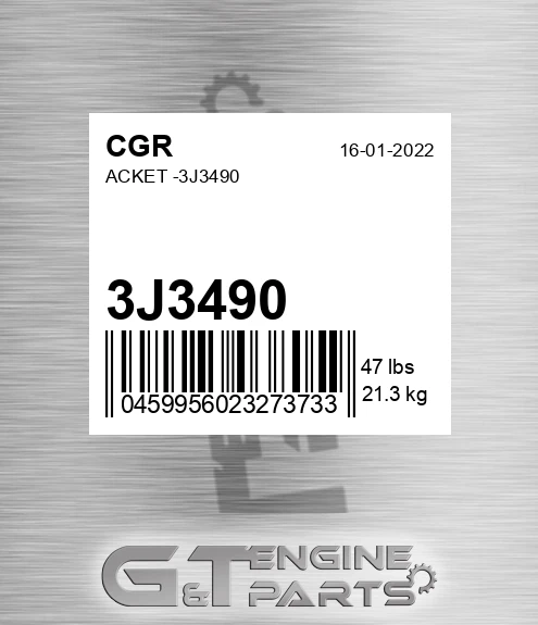 3J3490 Acket -
