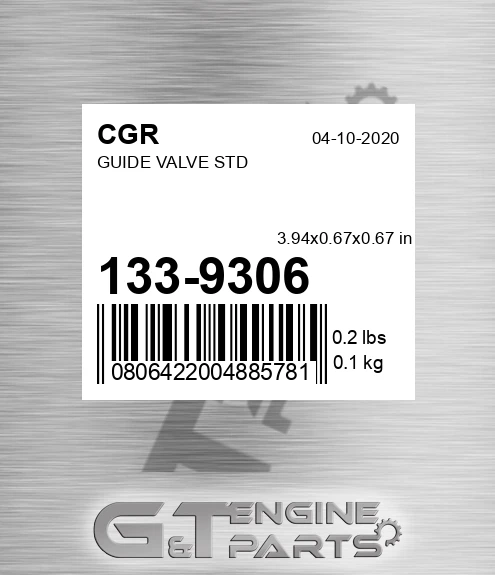 133-9306 Guide Valve Std