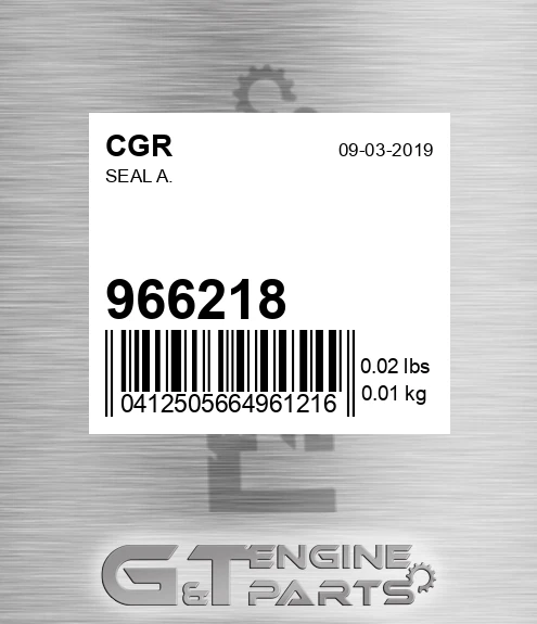 966218 Seal A.