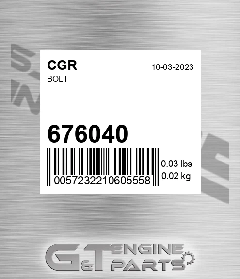 676040 Bolt