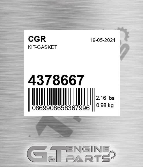 4378667 Kit-gasket