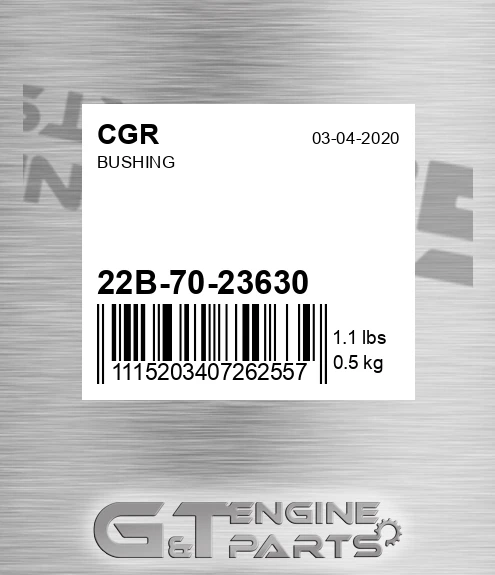 22B-70-23630 Bushing