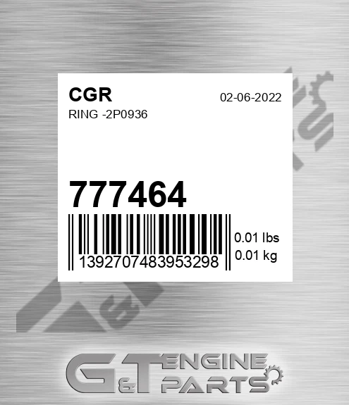 777464 Ring -2p0936