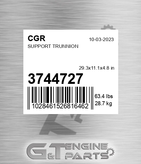 3744727 Support Trunnion