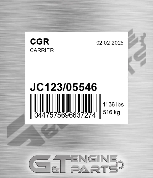 JC123/05546 Carrier