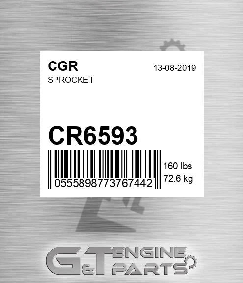 CR6593 Sprocket