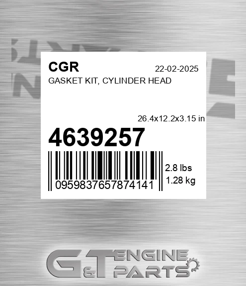 4639257 CGR Gasket Kit, Cylinder Head