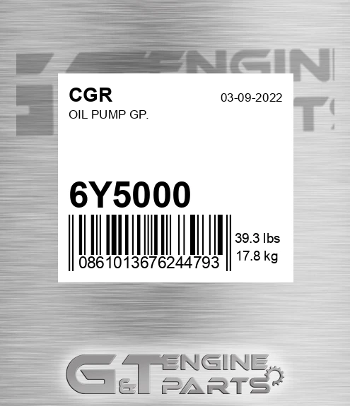 6Y5000 Oil Pump Gp.