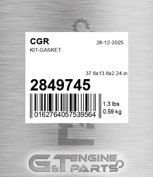 2849745 CGR Kit-gasket
