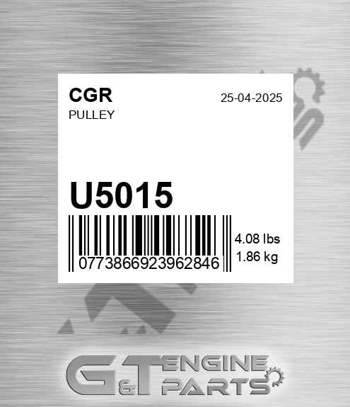 U5015 CGR Pulley