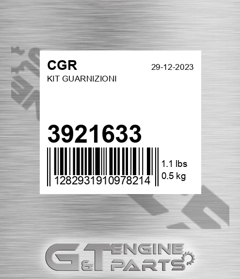 3921633 Kit Guarnizioni