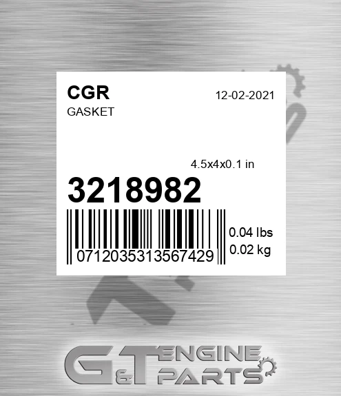 3218982 Gasket