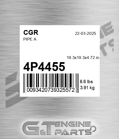 4P4455 CGR Pipe A