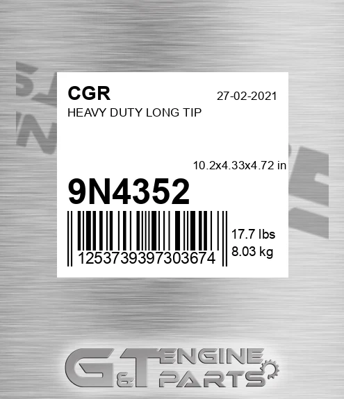 9N4352 CGR Heavy Duty Long Tip