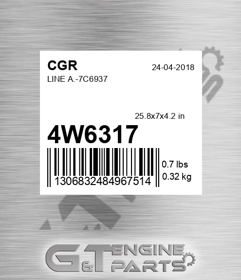 4W6317 CGR Line A.-7c6937