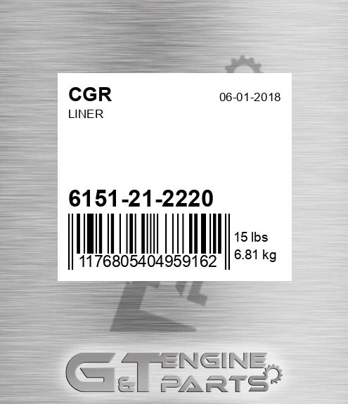 6151-21-2220 Liner for CGR