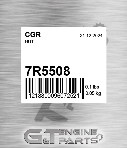 7R5508 Nut for CGR